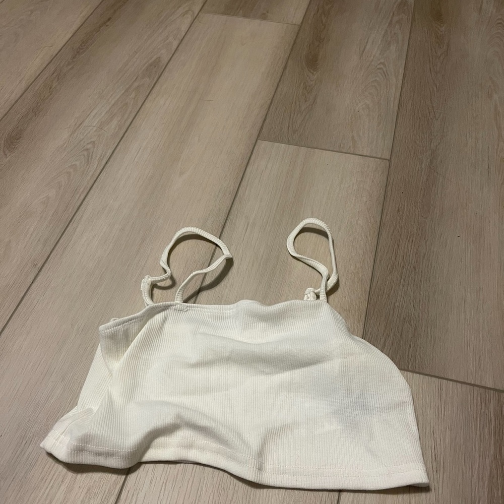 White crop top